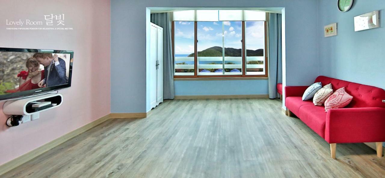 Tongyeong Paper Island Pension 外观 照片
